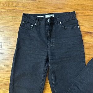 Mango Black Mom Jeans 36 (4)